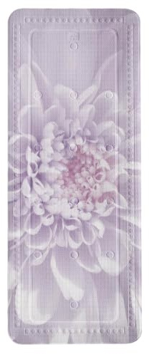 Kleine Wolke Wanneneinlage Dahlia Lavendel 36 x 92 cm | Mit parktischer Aufhängeöse, maschinenwaschbar