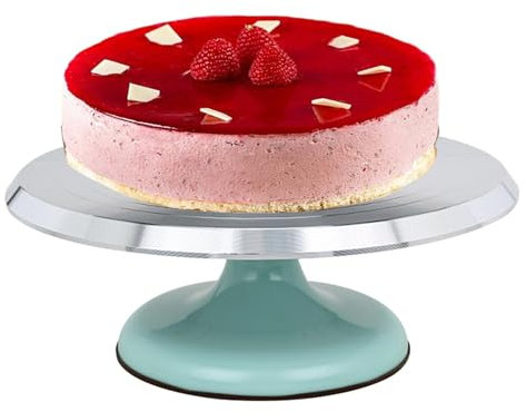 Duroecsain girevole per torte, girevole per decorazione torte,Alzata per girare la torta - Alzata per torta girevole, Alzata girevole per torta, per la decorazione di torte per la