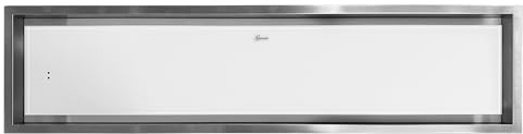Gurari GCH 974 SU 120 Diamond Dunstabzugshaube Deckenhaube 120 x 30 cm 850m³/h Edelstahl Weißglas