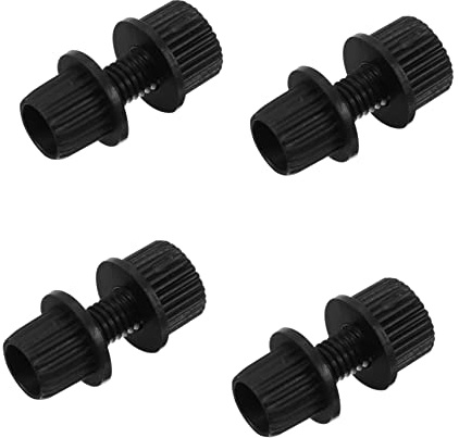 Amosfun 4pezzi Fissaggi Per Targhe Motociclette in Nylon Resistente Alla Ruggine Kit Di Viti e Bulloni Per Telaio Targa Durevoli e Facili Da Installare