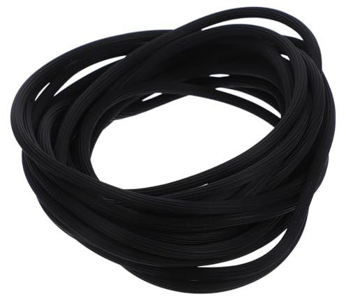 iplusmile Spline para Mosquitera Ventana Tira Selladora Hueca para Montaje Fácil Ventanas y Puertas Retén de Malla para Protección contra Partículas y Suciedad