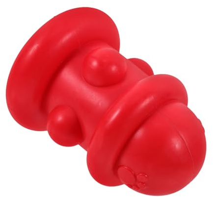 TOYANDONA Fire Hydrant Hundtugg Tpr Hållbar Squeaky Leksak för Aggressiva Små Hundar Utomhus Fetch Träning Tandrengöring