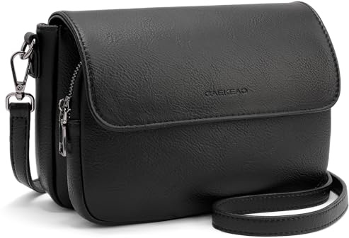 GAEKEAO Umhängetasche Damen, Handytasche zum Umhängen Vegane Leder | Crossbody Bag Kleine Handy Tasche mit Abnehmbarem Schultergurt Kartenfächer, Geschenk für Frauen