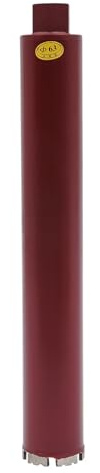 Punta carotatrice per calcestruzzo, M22, diamantata, per calcestruzzo e pietra, con denti piatti (63 mm)