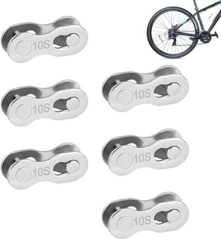 Perno de cadena de bicicleta de acero para eslabones de bicicleta, 6 piezas de alto rendimiento, accesorios para 6/7/8/9/10/12-G