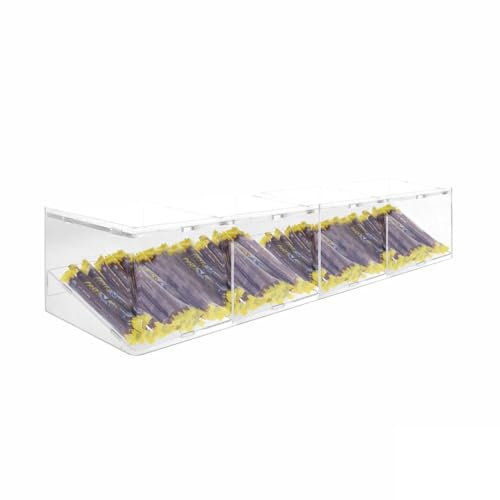 DesignPlex Bonbonschütte aus Acryl transparent mit 3 Etagen