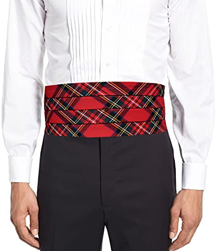 Remo Sartori Herren Kummerbund Rot rot onesize, 4235125, Rot, 4235125 Large