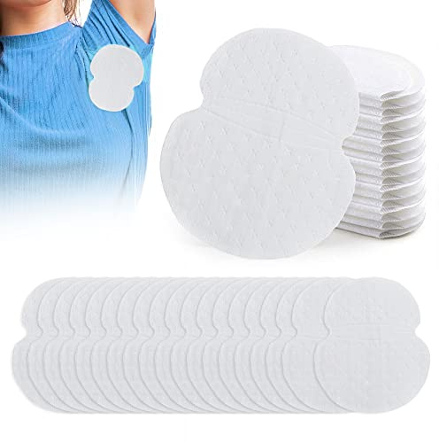 NITAIUN 40 Piezas Almohadillas Axila Absorción de Sudor Parches Desechables Eliminar Olor Protege tus Prendas Hombres y Mujeres (40 Piezas)