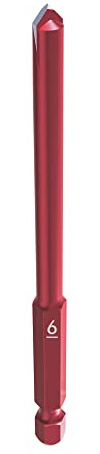 6mm Tile Drill Bit, Professional HEX-9 Self Centring Ceramic Tile Drill Bits For Porcelain, Roof Tiles, Glass, Natural Stone, Mirrors, Glazed Tiles, Mosaic