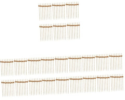 STOBOK 400 Piezas Palillos De Frutas Palillos De Aperitivo Palillos De Palo De Brocheta Decorativo Ensalada De Verduras De Primavera Elegir Elegante Brochetas De Madera Pastel