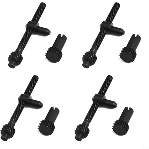 4 Set Chain Adjuster Screw Tensioner, Lawn Mower Chain Adjuster Tensioner Chainsaw for Chinese Chainsaw 4500 5200 5800 45CC 52CC 58CC