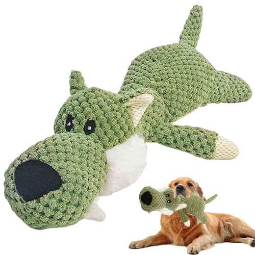 Speedy Panther Plüsch Quietschspielzeug Hundespielzeug für Große Hunde, Wolf Weiches Welpenspielzeug für Kleine Mittlere Große Hunde