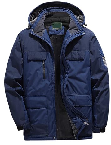 Jean Chaleco Hombre Abrigos Baratos Impermeables Outfits con Abrigo Chaqueta Cargo De Plumas Largo para FríO Extremo Chaquetas Peludas