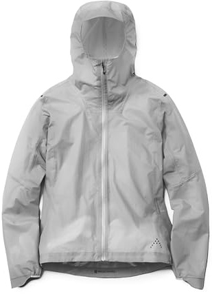 Rab Women's Phantom Jacket - Ultralight Waterproof Breathable Coat for Trail Running & Hiking - Light Zinc - Small