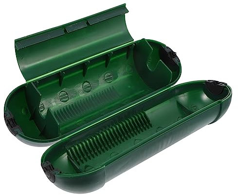 jojofuny Boîte de Connexion Étanche en Plastique Vert pour Pompe de Piscine et Fontaine, Protège-cordon Extérieur Résistant aux Chocs Couvercle de Sortie Sol Sécurisé