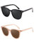 Myiaur 2 Pack Polarisierte Sonnenbrillen Damen Groß, UV400 Schutz Klassische für Autofahren & Outdoor-Aktivitäten