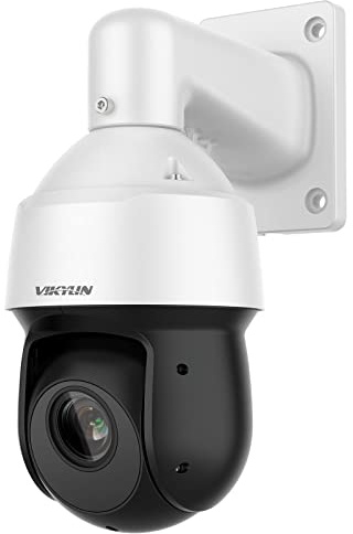 VIKYLIN 8MP PTZ POE+Starlight IP Camera 25x Optical Zoom,4K@30fps Auto Tracking,5mm-125 mm Lens High Speed Dome(240°/s), AI Face/Human/Vehicle Detection, Perimeter Protection, 328ft IR