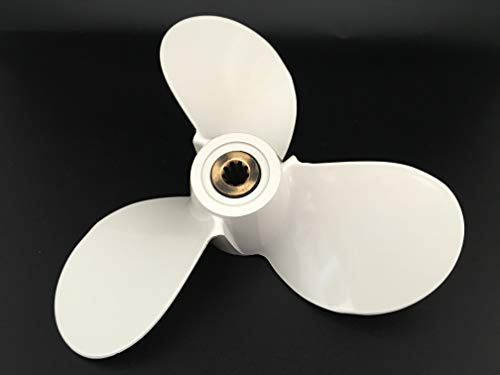 ITACO Bootsmotor Propeller 7 1/2X7-BA 6E0-45943-01-EL 6EO F4-03070001 für Yamaha Parsun Makara Außenborder 4 PS 5 PS 6 PS F5A F6C Außenbordmotor 7 1/2 X 7 - BA Aluminium