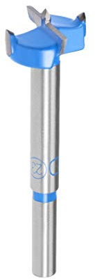 Sourcingmap Forstnerbohrer, 23 mm, Wolframkarbid, Holzlochsäge, Schlangenöffner, Holzbearbeitung, Scharnierlochbohrer, Bohrkrone (blau, grau)
