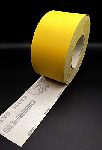 Sandpaper ROLL Hook and Loop Sanding 5 Meters Grit P180 115MM (509)
