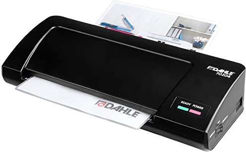 Dahle 70204 Laminiergerät (bis A4, Heißlaminieren, 30 sek. Aufheizzeit) Schwarz