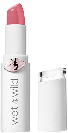 Wet n Wild Megalast Lipstick, Barra de Labios Hidratante con Color Intenso, con Acabado Brillante, Larga Duración, Vegana, Pinky Ring, Acabado Brillante