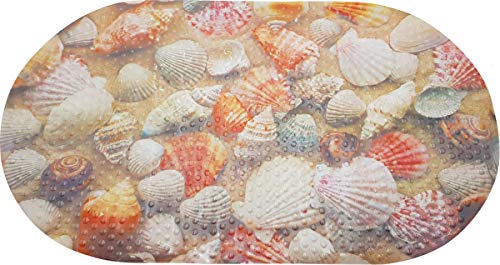 Vani Badewanneneinlage Wanneneinlage Antirutschmatte (Muschel, ca. 70 x 36cm)