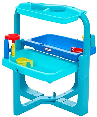 little tikes Easy Store Water Table - Outdoor Folding Playset with Accessories for Water Fun - Folds Away for Easy Storage - Encourages Active Play - For Kids Ages 3+ years