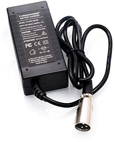 Mobility Scooter Battery Charger 24V 2A Quality Mobility Wheelchair 28.8V Battery Charger Power Adapters XLR Connector (2, Amps)