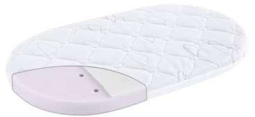 KINDERWAGEN-Matratze Brise Light passend für Cybex Priam | 32 x 78 x 6 cm, oval