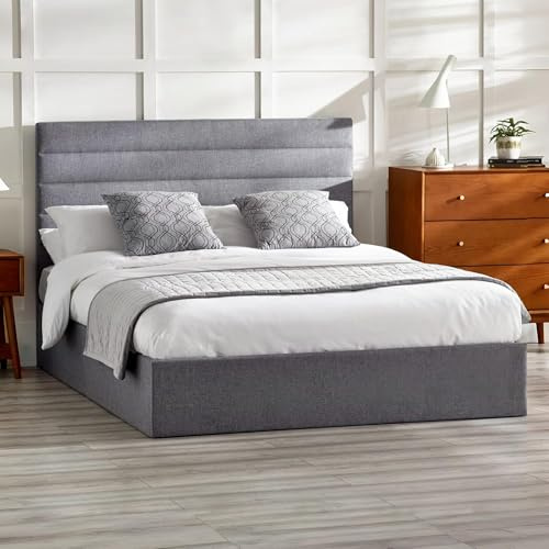 Julian Bowen Letto contenitore sollevabile Merida 135cm grigio