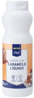 Siropes Para Decorar Helados y Postres, Ideal Tambien para Batidos. Topping Con Buena consistencia Sobre El Postre o Helado 1000 gr. (CARAMELO LIQUIDO, 3 Botellas)