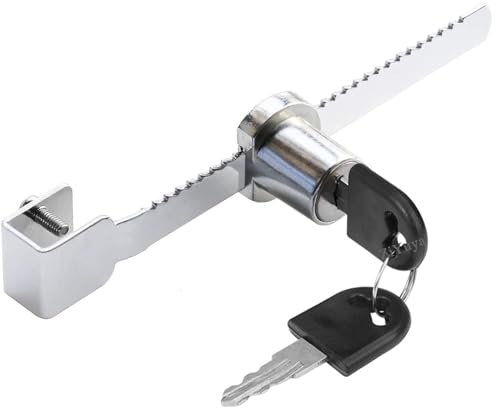 ZiYuya Serratura per vetrina per terrario, Lucchetto scorrevole, serratura scorrevole in vetro, serratura a cricchetto per terrario vetrina porte scorrevoli rettili vetrina