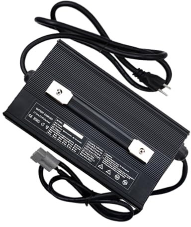 HYDTGZ Batterieladegerät 48V 25A Elektro Gabelstapler Ladegerät mit 50A/120A/175A/350A Anderson-Stecker 100 VAC - 240 VAC Erhaltungsladegeräte LCD-Display zum Laden von Blei Säure Batterien,A,50A