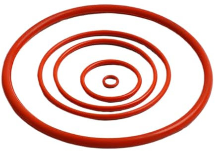 O-Ring-Öldichtscheiben aus Silikon 2 mm Dicke, 24mmx20mmx2mm, 20 mm ID, 24 mm AD