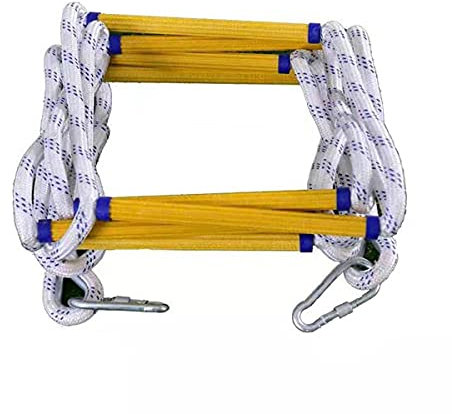 CXJGCRDM Strickleiter, Notleiter, Fluchtleiter mit Huf zum Klettern aus Fenster und Balkon/5M