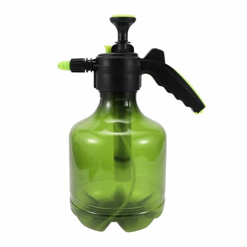 Hihaha Pulverizador De Bomba Verde 1Pc Para Jardín Plástico 3L | Tamaño: 34.5x15cm, Uso: Hogar, Oficina, Bonsái, Ligero, Duradero, Transparente, Sinónimo: Pulverizador De Regadera