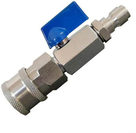 FACAIIO High Pressure Washer Ball Valve Kit With Leakproof Design, 3/8in or 1/4in Quick Connect for Power Washer Hose(3/8)