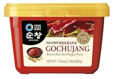 Pasta Gochujang Coreana 500 g, pasta de chile fermentada picante medio con umami, ideal para salsas, marinados, wok, bibimbap y tteokbokki