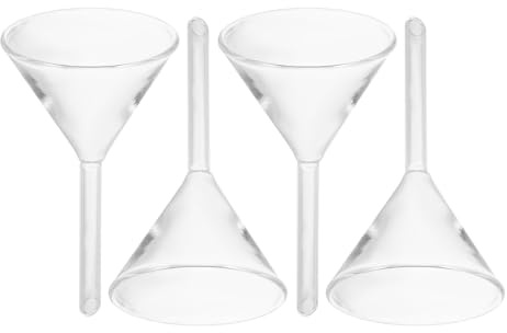 RORPOIR 4 Pezzi Imbuto Imbuti Filtranti Per Imbuto Di Filtrazione Da In Vetro Imbuti Da