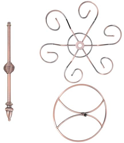 Qaonsciug Space Saving Vertical Wine Cup Rack Upside Down Display Shelf For Stemwares Decorative Iron Wire Construction Hanger Wall Mounted Wine Glass Rack