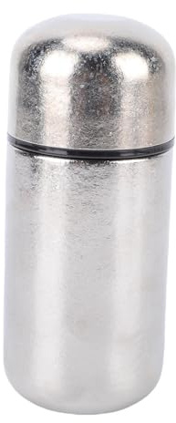 HELEVIA Mini Bouteille D'eau Sous Vide à Double Couche de 150 Ml Fabriquée à Partir de Ti, Petite Bouteille Isolée Portable Légère pour les Voyages en Plein Air