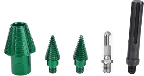 Wood Splitting Drill Bit Detachable Log Splitter Cone Bit for Efficient Firewood Preparation at Home Outdoors Camping