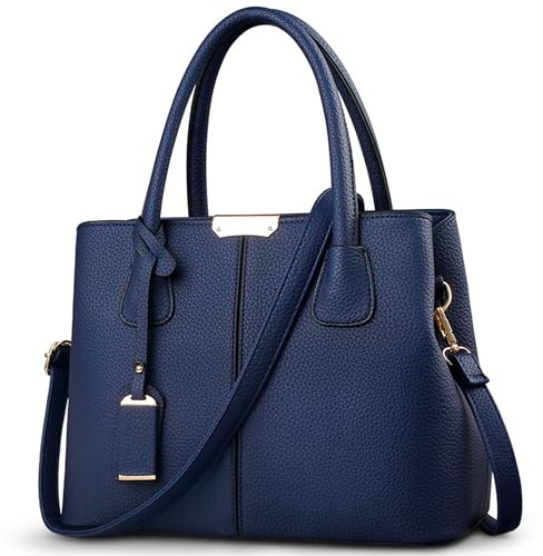 VARLIVOO Elegant Damen Handtasche Schultertasche Frauen Umhängetasche Taschen Shopper Wasserdicht PU Leder Henkeltaschen