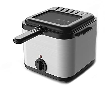 PanHuiWen Deep Fat Fryer Cooker 2.5l Fryers Electric Chip Fryers with Viewing Window, Easy Clean and Adjustable Temperature Control - 1000 W
