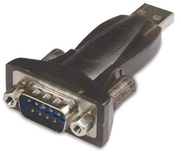 MicroConnect USBADB9FC Kabel Gender Changer RS232 USB A Schwarz