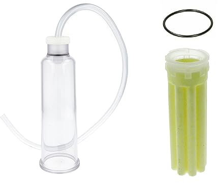 Filtertasse mit Entleerung inkl. Heizölfiler + Dichtung Ölfilter Heizung Brenner Service-Set (Lang/Magnum)