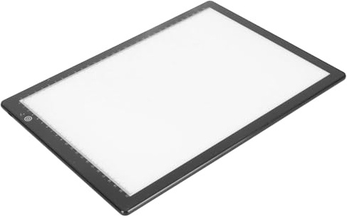 Caja de Luz para Visor de Diapositivas, Escáner de Almohadilla de Luz Alimentado por USB de Tamaño A4 Ultradelgado con 3 Brillos Ajustables, Edición de Aplicaciones, para