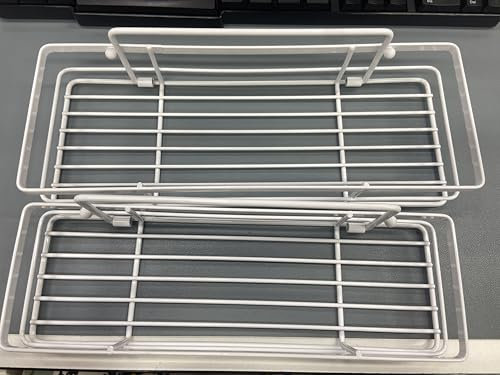 Saffruff 2 Ripiani Doccia Senza Foratura, Bianco, 2 Pezzi, Per Doccia, Bagno, Mensola Da Bagno, Supporto Per Shampoo, Con 2 Superfici Adesive