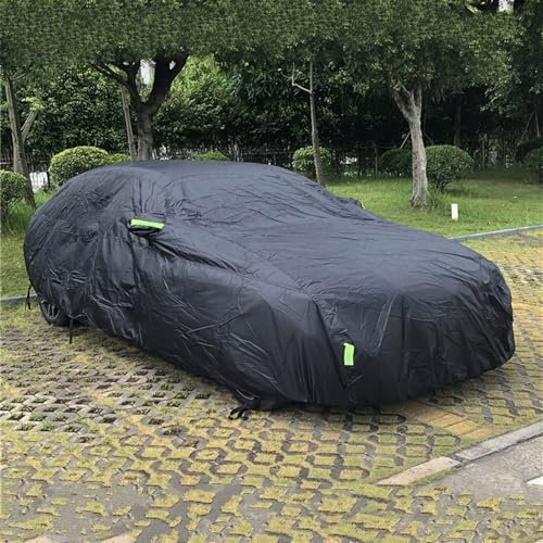 Vollgarage Autoplane Universal SUV Limousine Volle Auto Abdeckungen Outdoor Indoor Wasserdicht Sonne Regen Schnee Volle Größe Parkplatz Abdeckung Schutz Auto Fall Abdeckung(XXL)